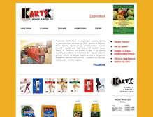 Tablet Screenshot of kartik.hr